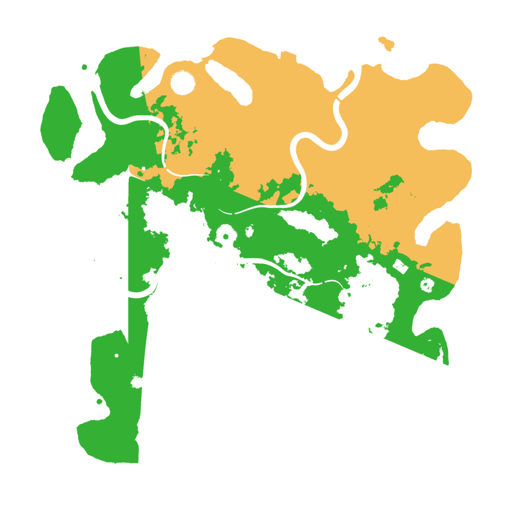 Biome Rust Map: Procedural Map, Size: 3750, Seed: 768170