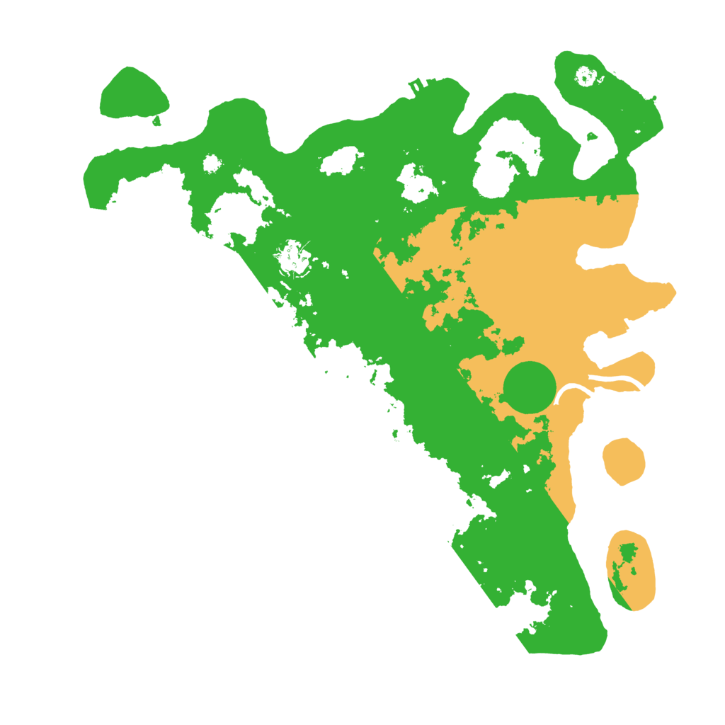 Biome Rust Map: Procedural Map, Size: 3650, Seed: 29423046