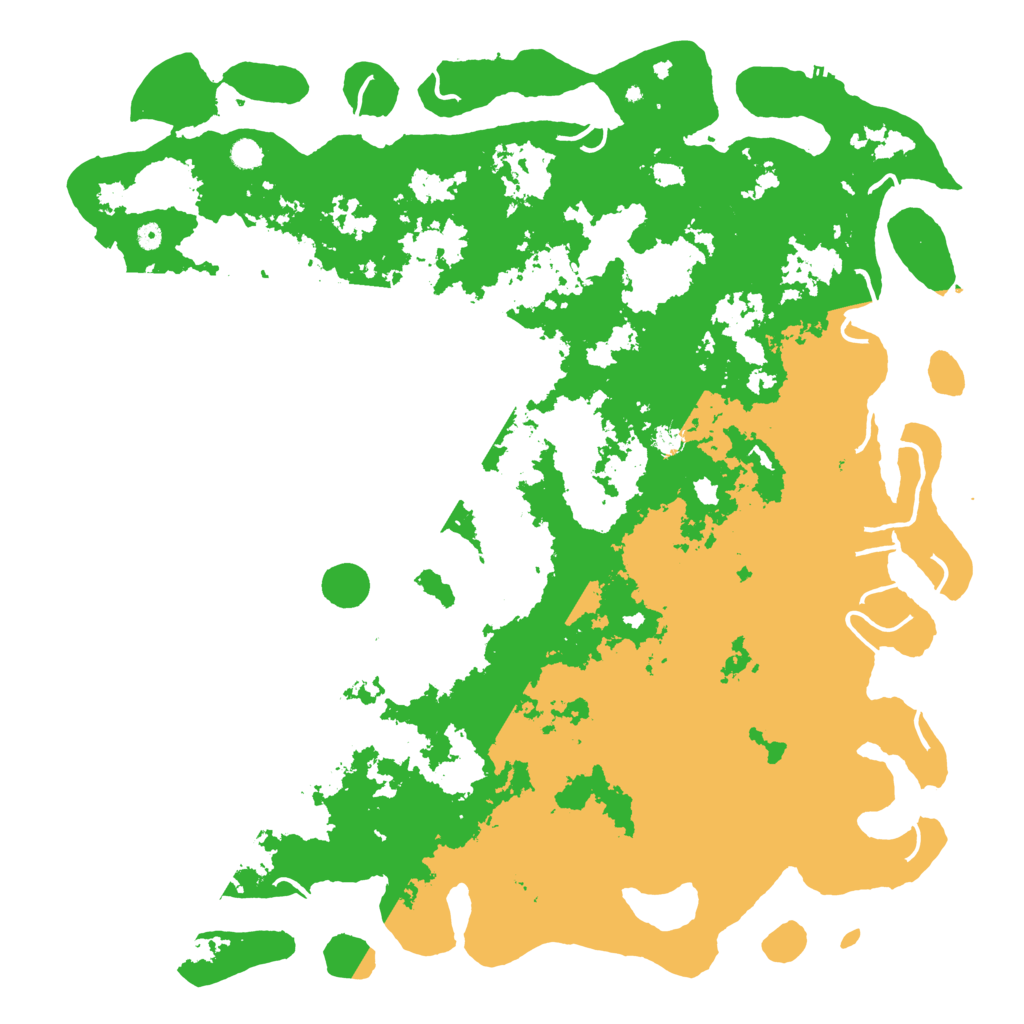 Biome Rust Map: Procedural Map, Size: 6000, Seed: 345874572
