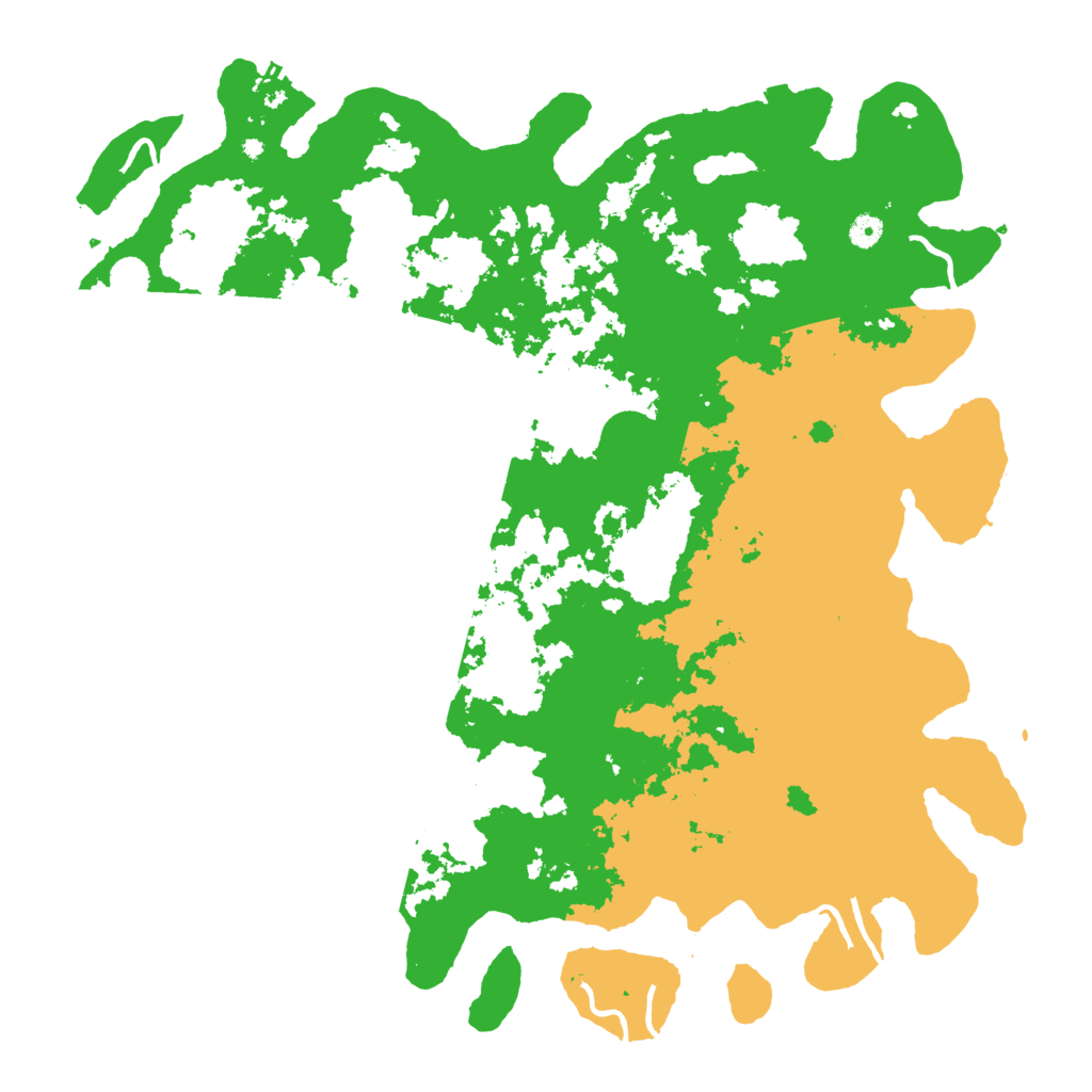 Biome Rust Map: Procedural Map, Size: 5000, Seed: 5100