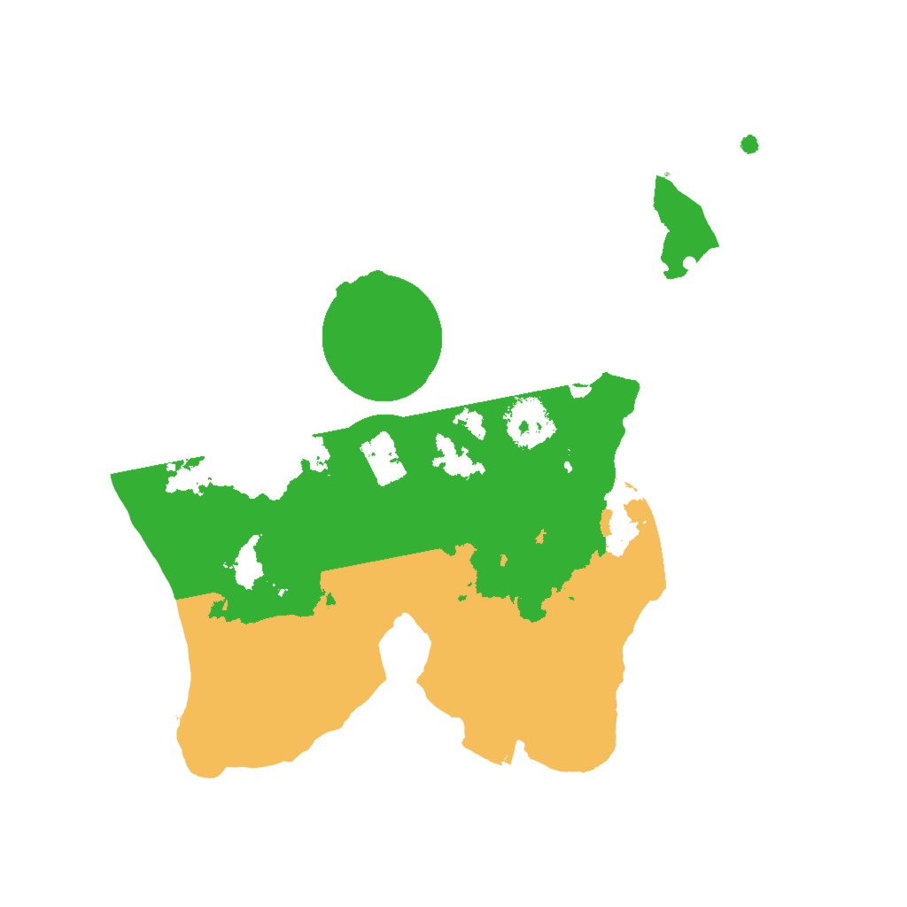 Biome Rust Map: Procedural Map, Size: 2000, Seed: 279230439