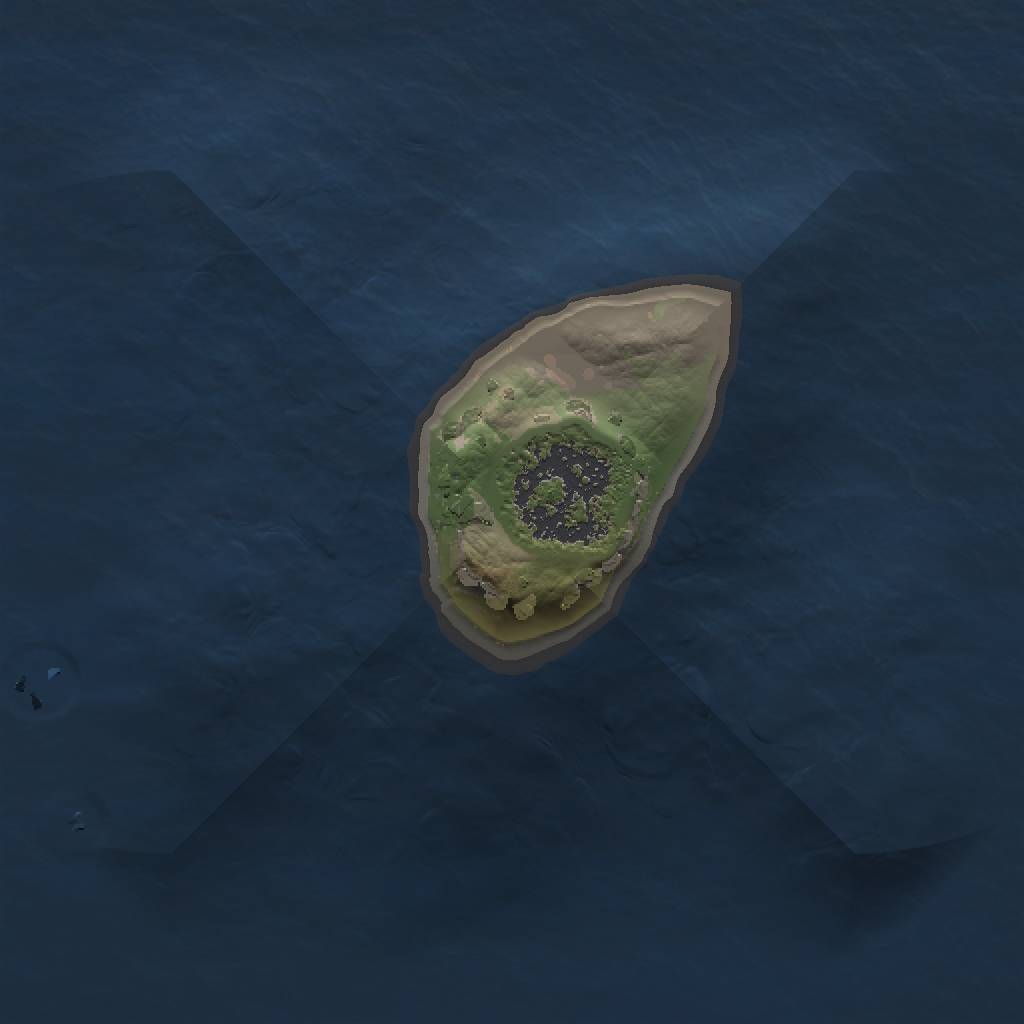 Rust Map: Procedural Map, Size: 1000, Seed: 1441243999, 3 Monuments