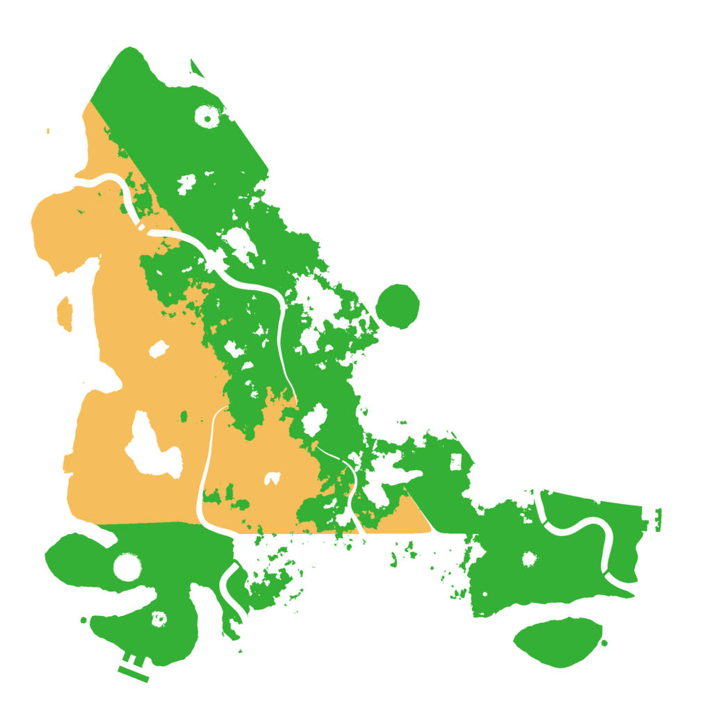 Biome Rust Map: Procedural Map, Size: 4500, Seed: 1771781419
