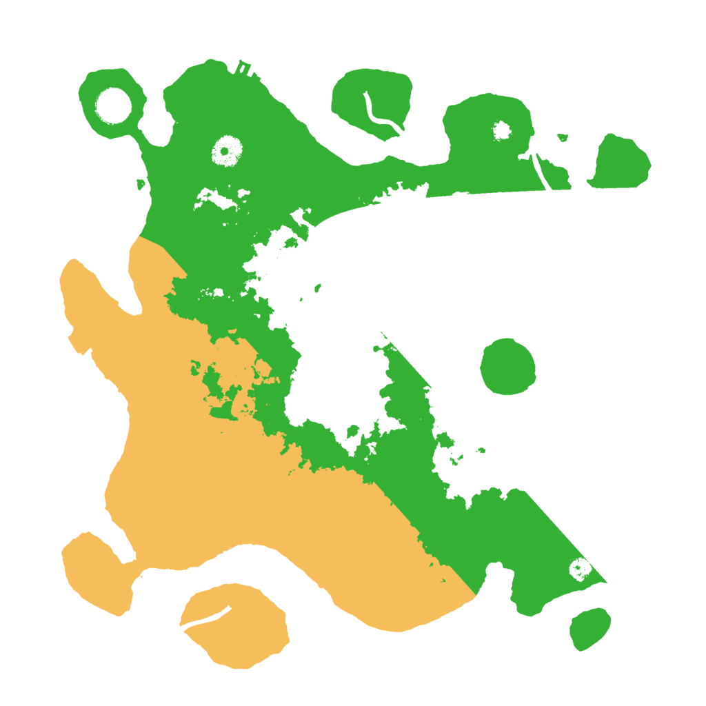 Biome Rust Map: Procedural Map, Size: 3500, Seed: 329660914