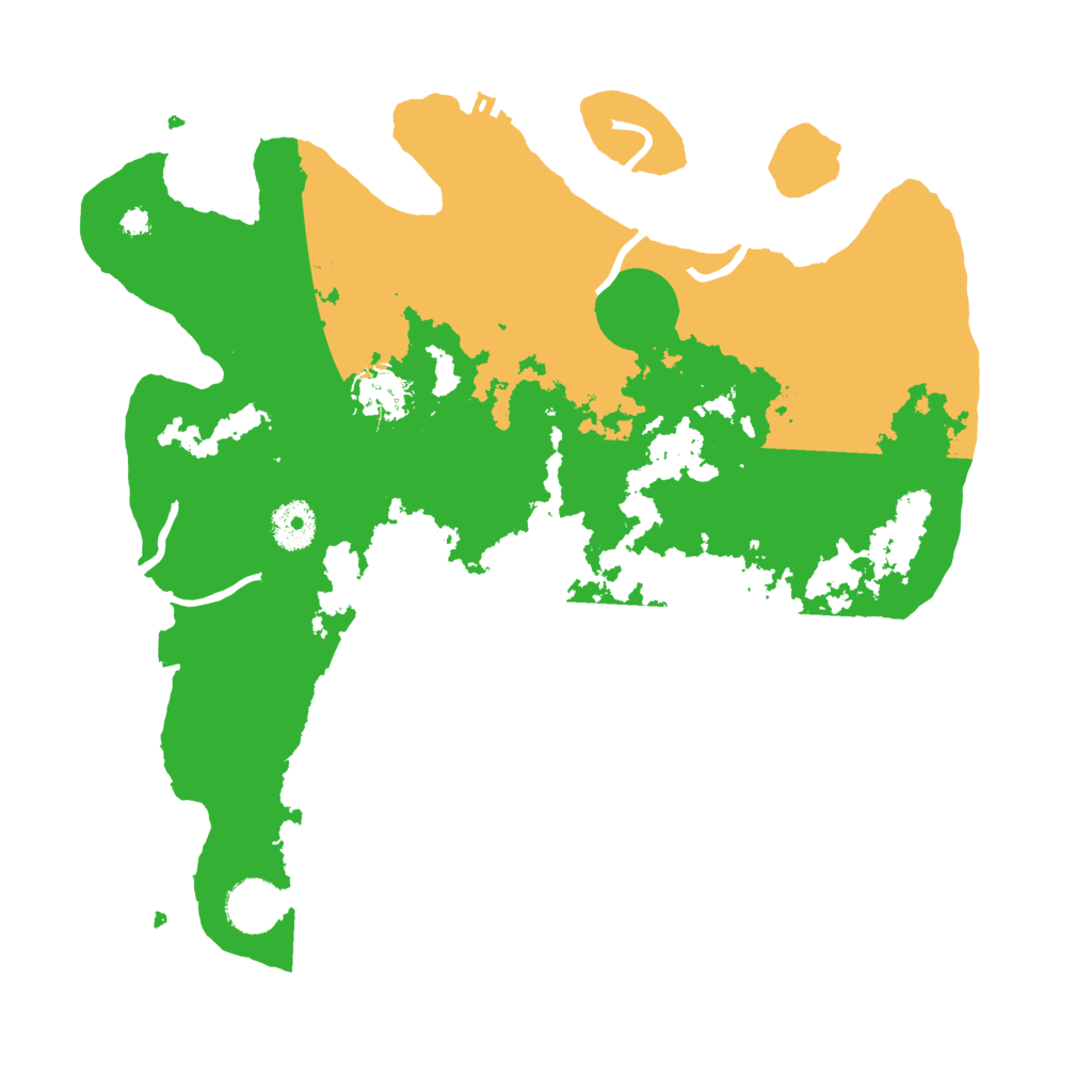 Biome Rust Map: Procedural Map, Size: 3500, Seed: 1900027687