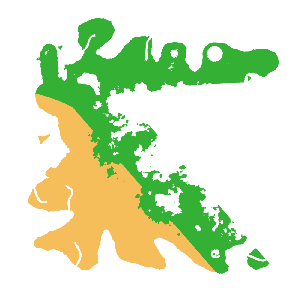 Biome Rust Map: Procedural Map, Size: 3500, Seed: 887236521
