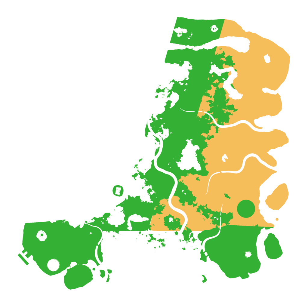 Biome Rust Map: Procedural Map, Size: 4500, Seed: 1749320735
