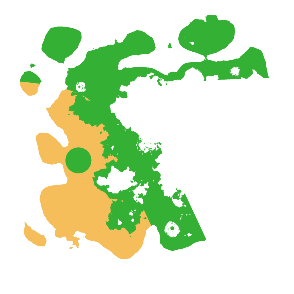 Biome Rust Map: Procedural Map, Size: 3000, Seed: 18208