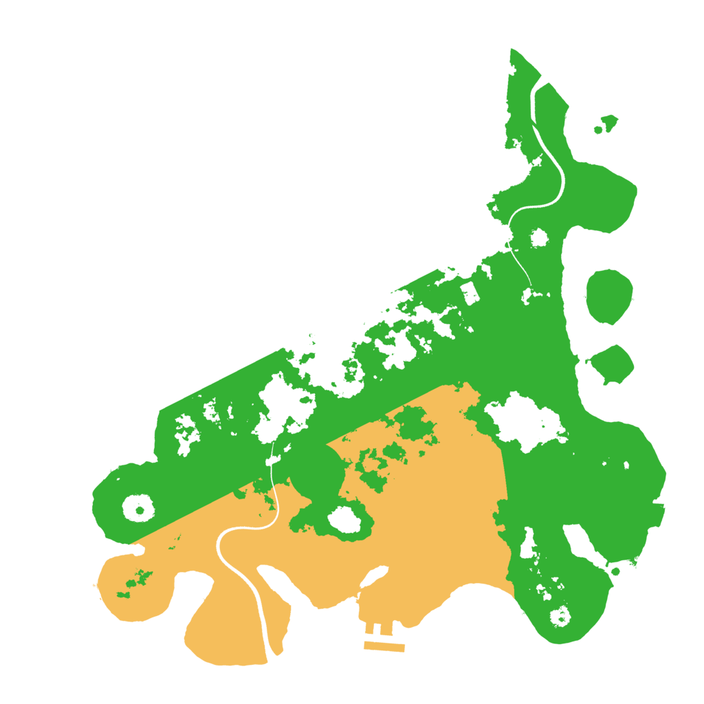 Biome Rust Map: Procedural Map, Size: 3500, Seed: 2133776234