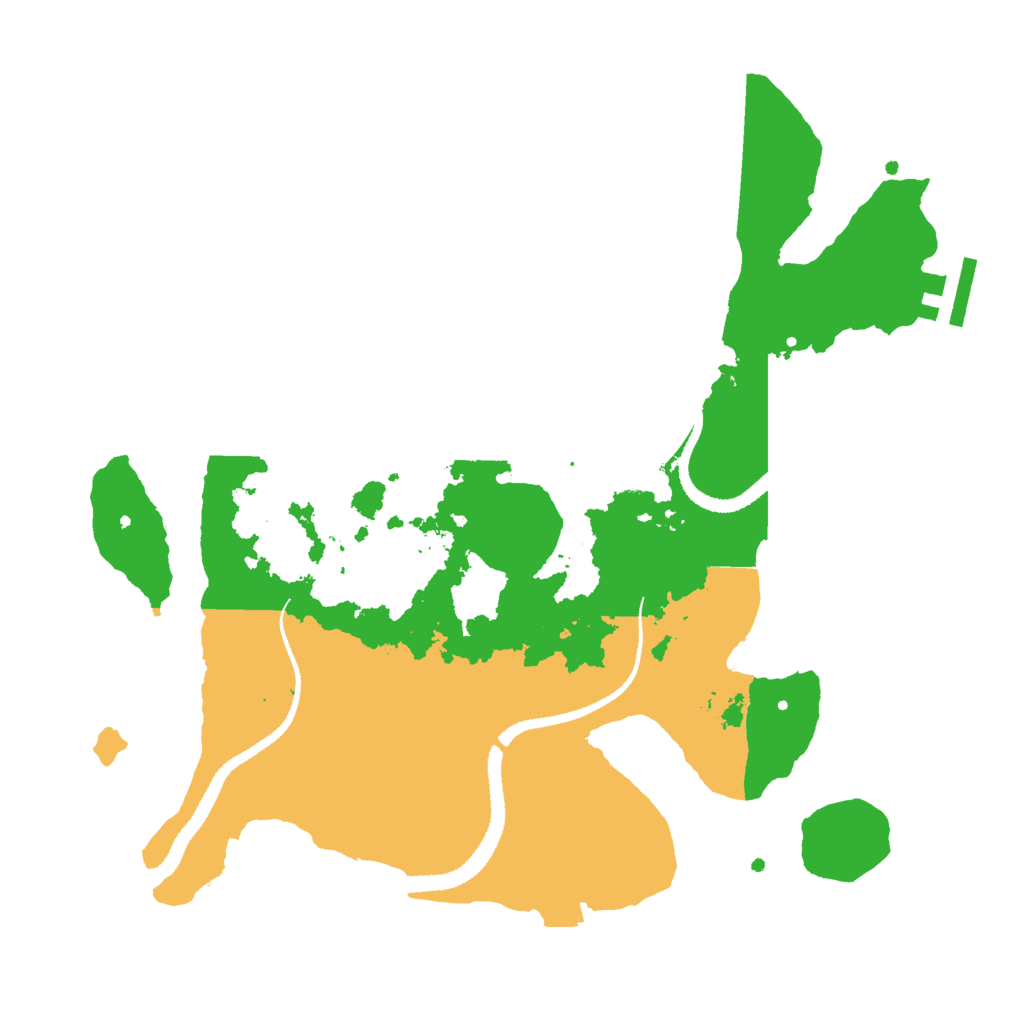 Biome Rust Map: Procedural Map, Size: 3000, Seed: 918107324