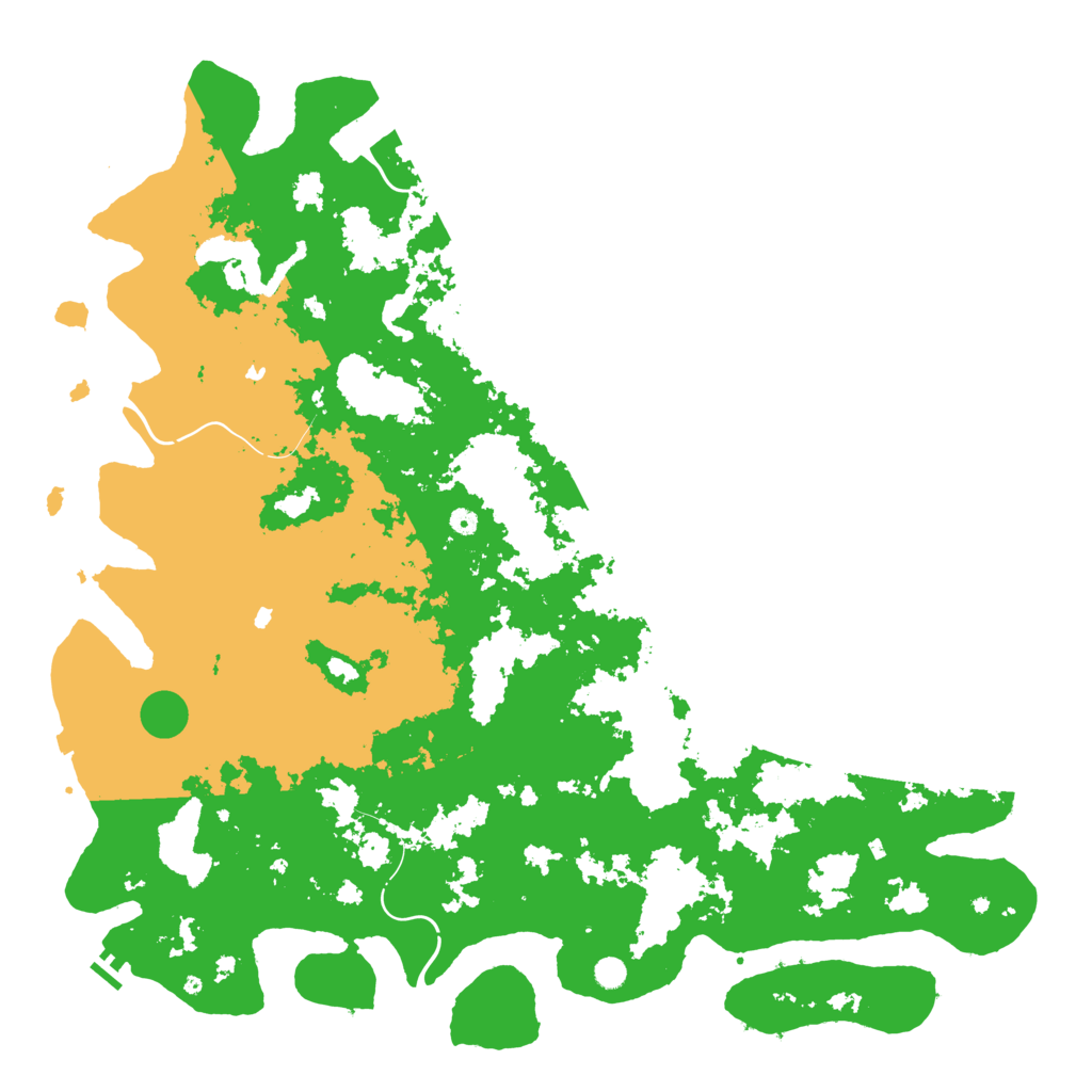 Biome Rust Map: Procedural Map, Size: 6000, Seed: 209348613