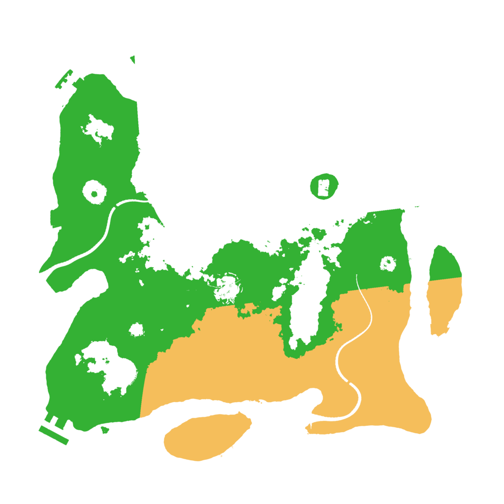 Biome Rust Map: Procedural Map, Size: 3250, Seed: 26942