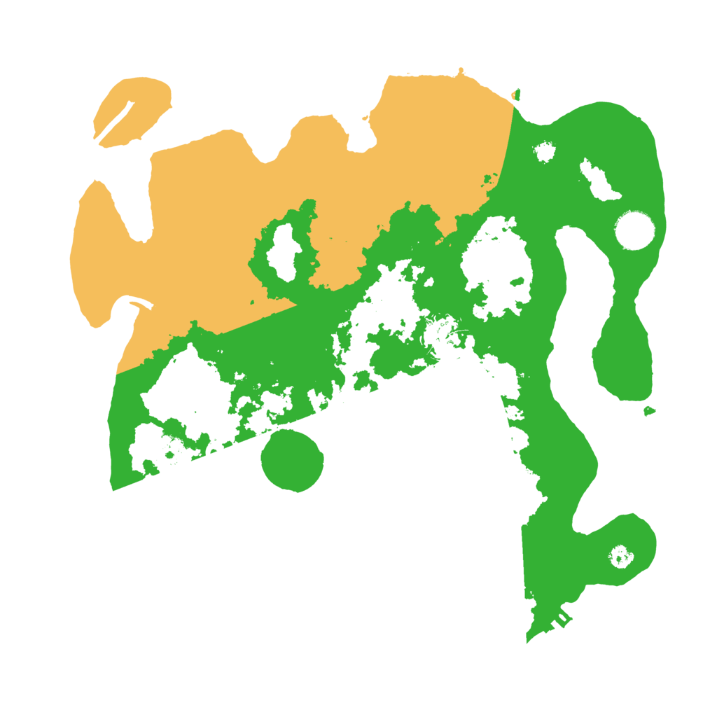 Biome Rust Map: Procedural Map, Size: 3250, Seed: 13654