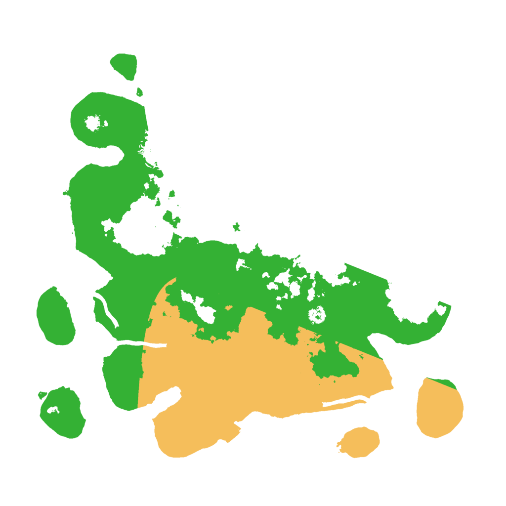 Biome Rust Map: Procedural Map, Size: 3000, Seed: 1664026997