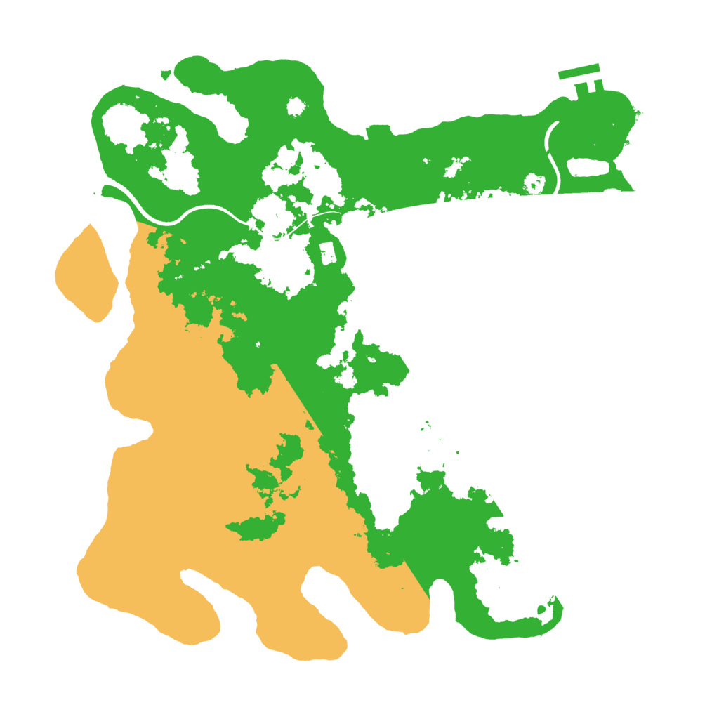 Biome Rust Map: Procedural Map, Size: 3500, Seed: 714573336