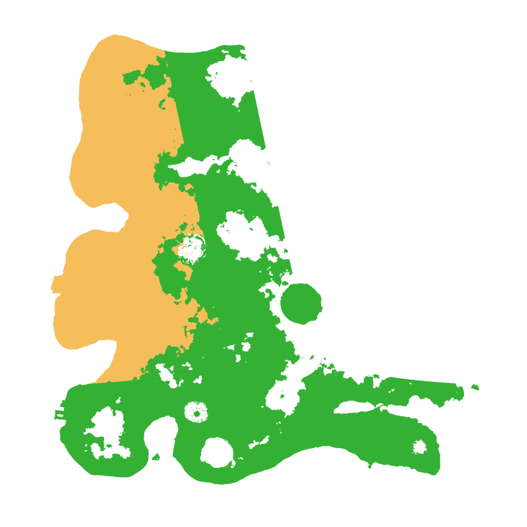 Biome Rust Map: Procedural Map, Size: 3500, Seed: 1166147887