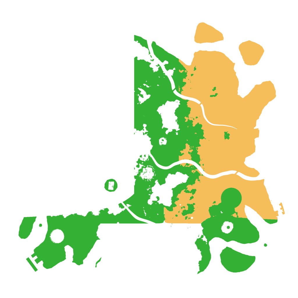 Biome Rust Map: Procedural Map, Size: 3800, Seed: 27398262