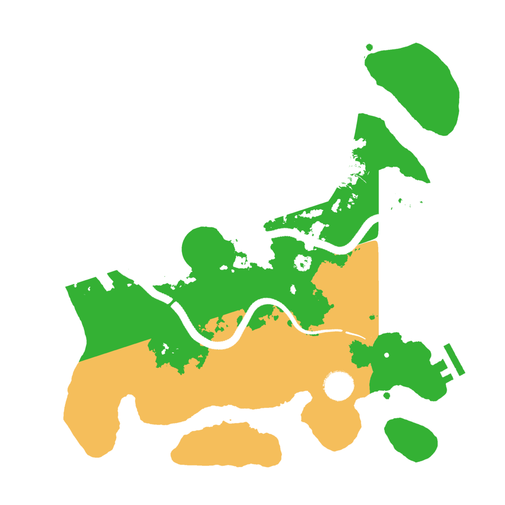 Biome Rust Map: Procedural Map, Size: 3000, Seed: 2121304489