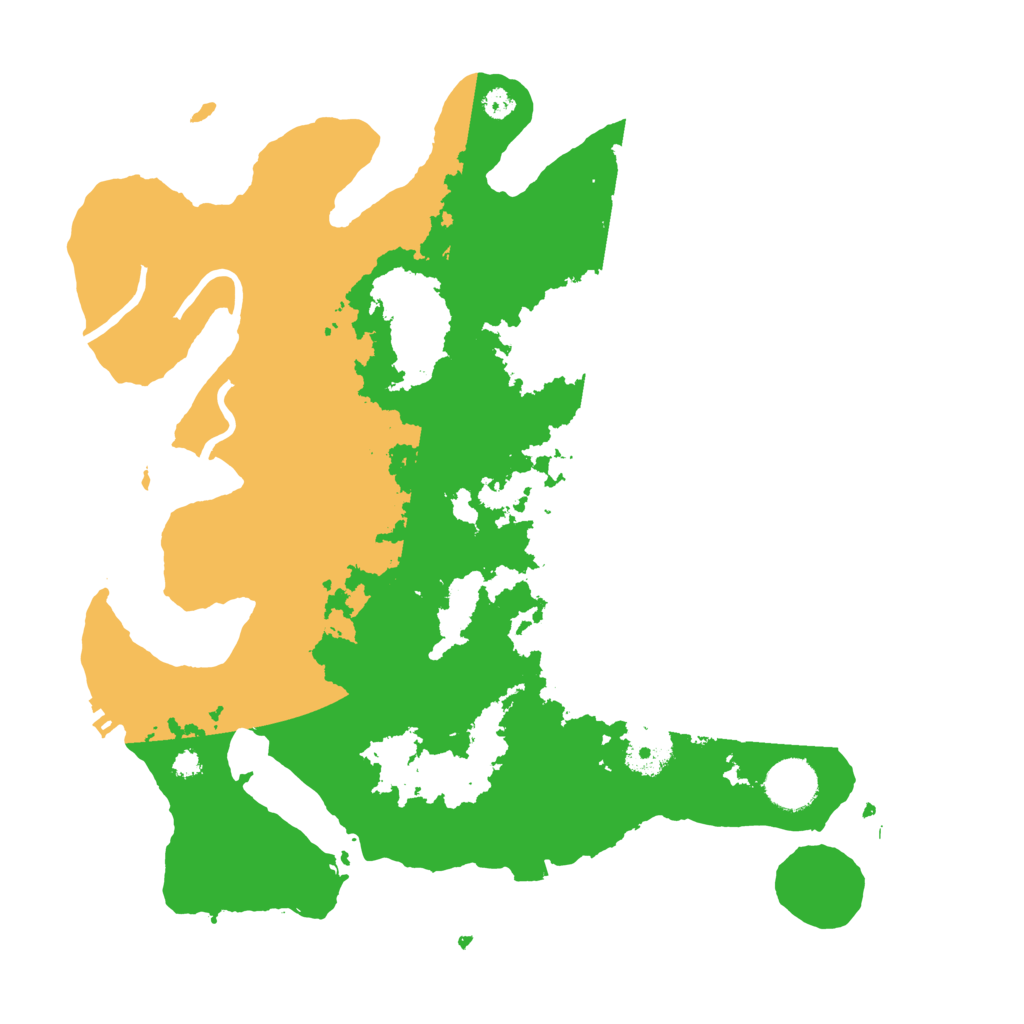 Biome Rust Map: Procedural Map, Size: 3500, Seed: 14715