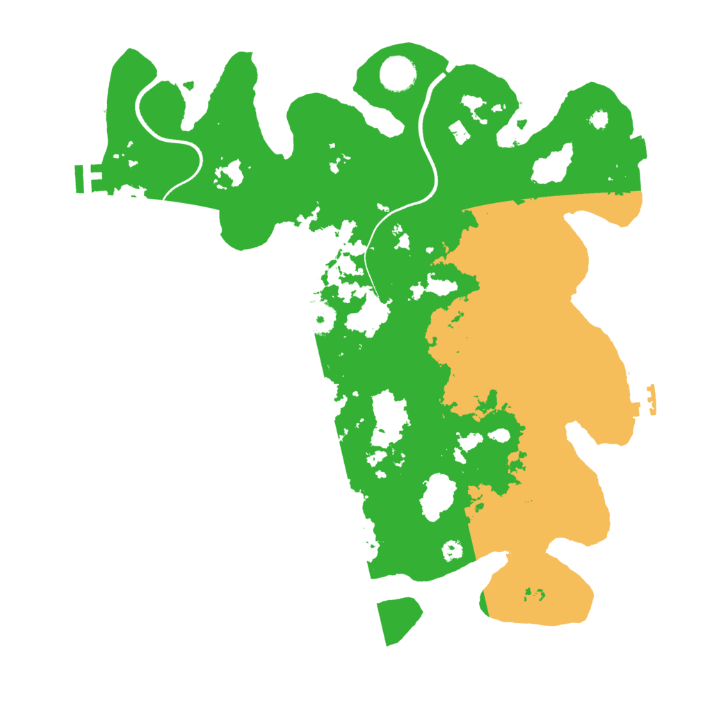 Biome Rust Map: Procedural Map, Size: 3500, Seed: 686729409