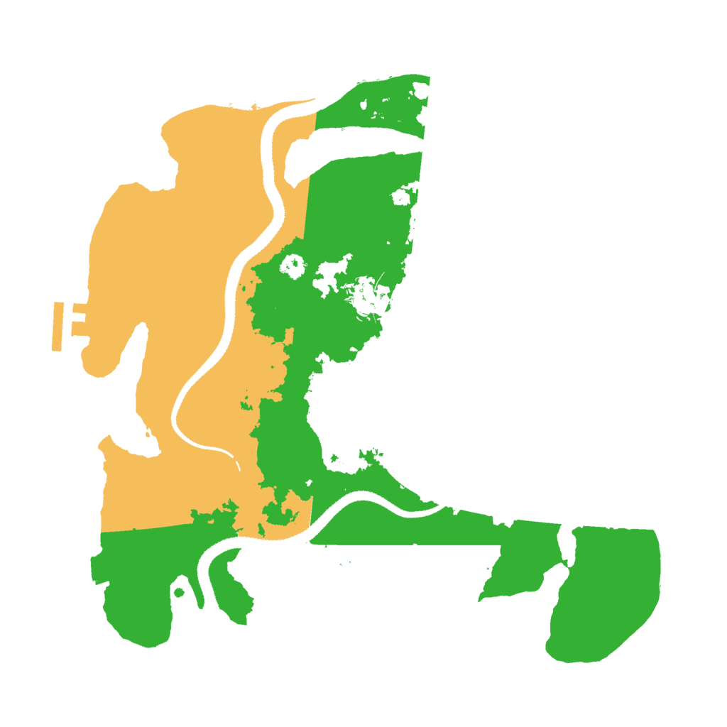 Biome Rust Map: Procedural Map, Size: 3000, Seed: 668462712