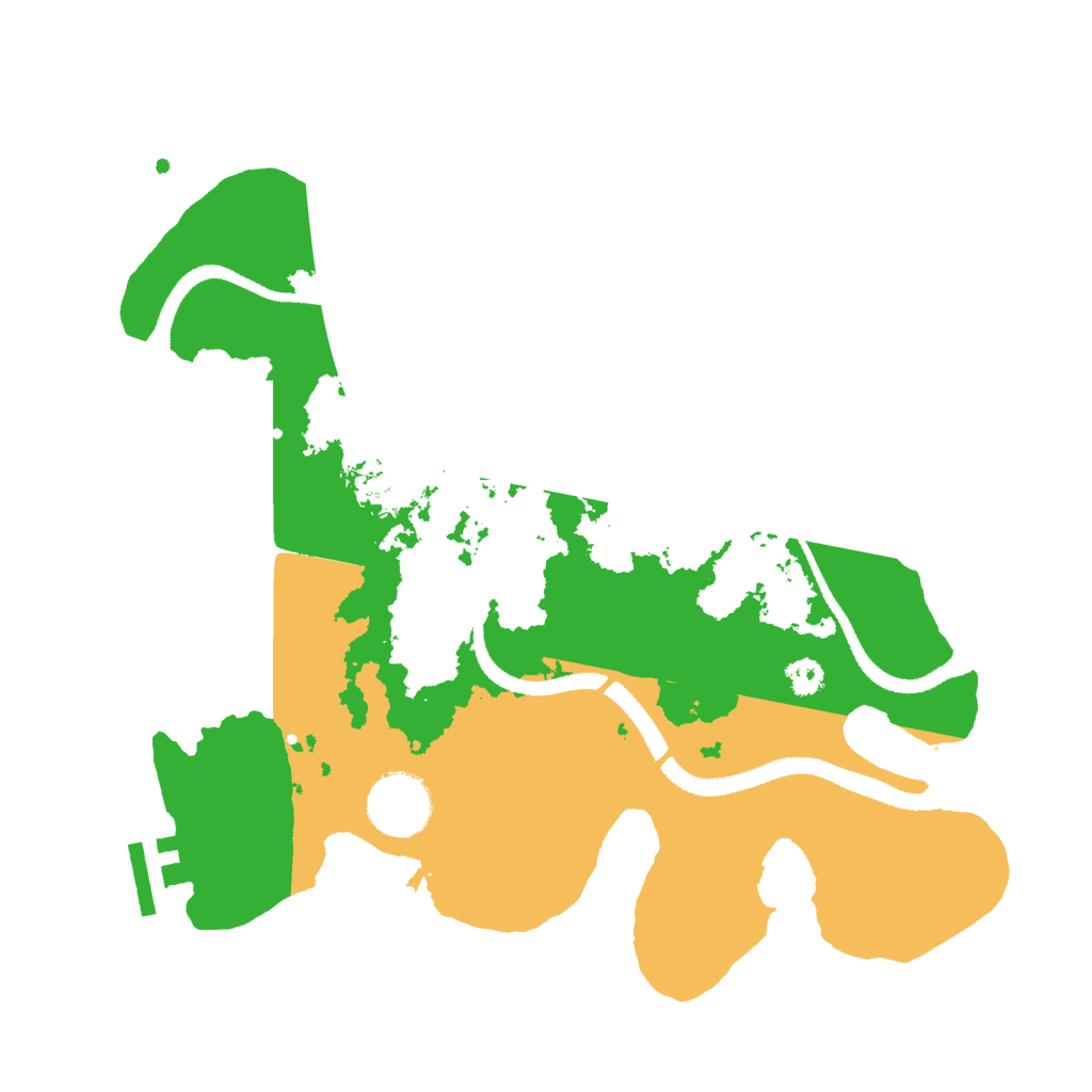Biome Rust Map: Procedural Map, Size: 3000, Seed: 12090