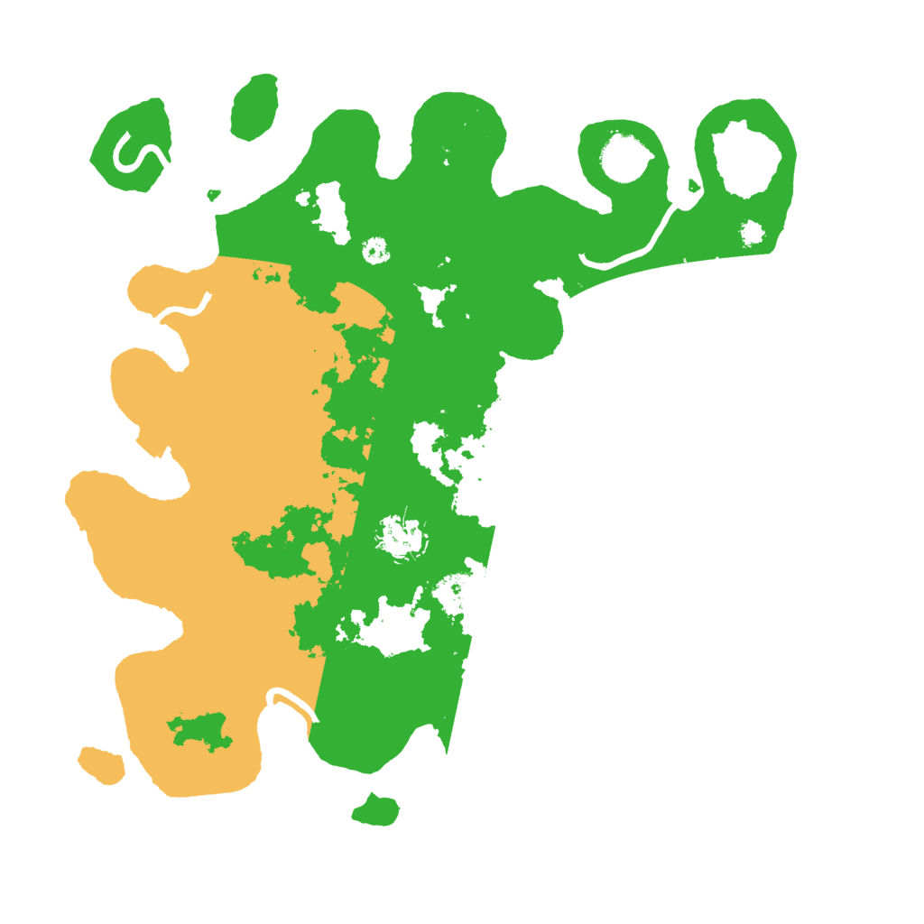 Biome Rust Map: Procedural Map, Size: 3500, Seed: 997991547