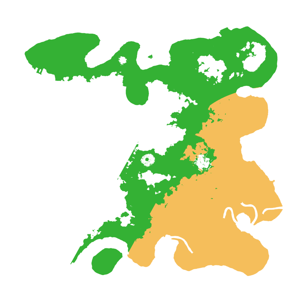 Biome Rust Map: Procedural Map, Size: 3500, Seed: 1766309739