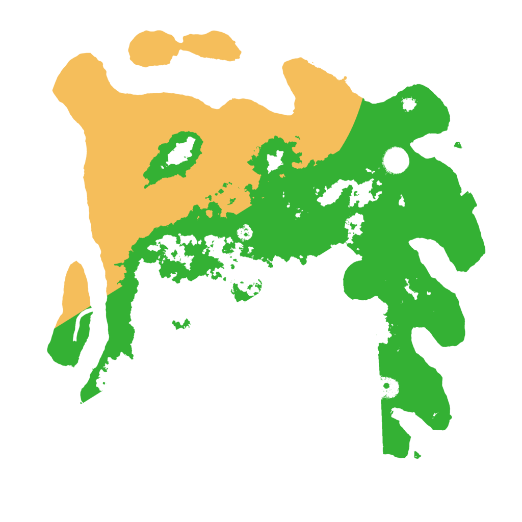 Biome Rust Map: Procedural Map, Size: 3500, Seed: 4407135