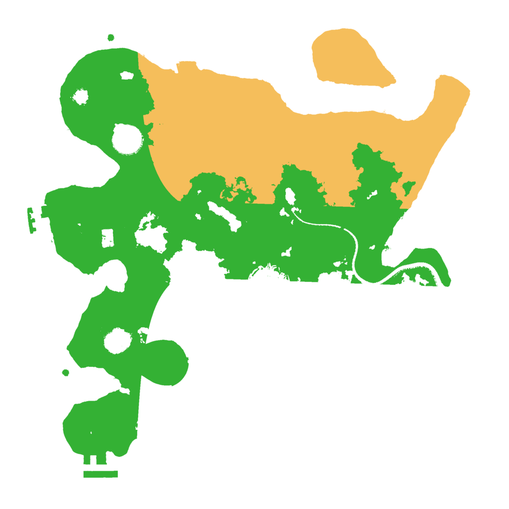 Biome Rust Map: Procedural Map, Size: 3000, Seed: 74550883