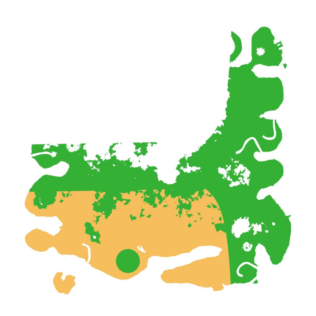Biome Rust Map: Procedural Map, Size: 3500, Seed: 1485945001