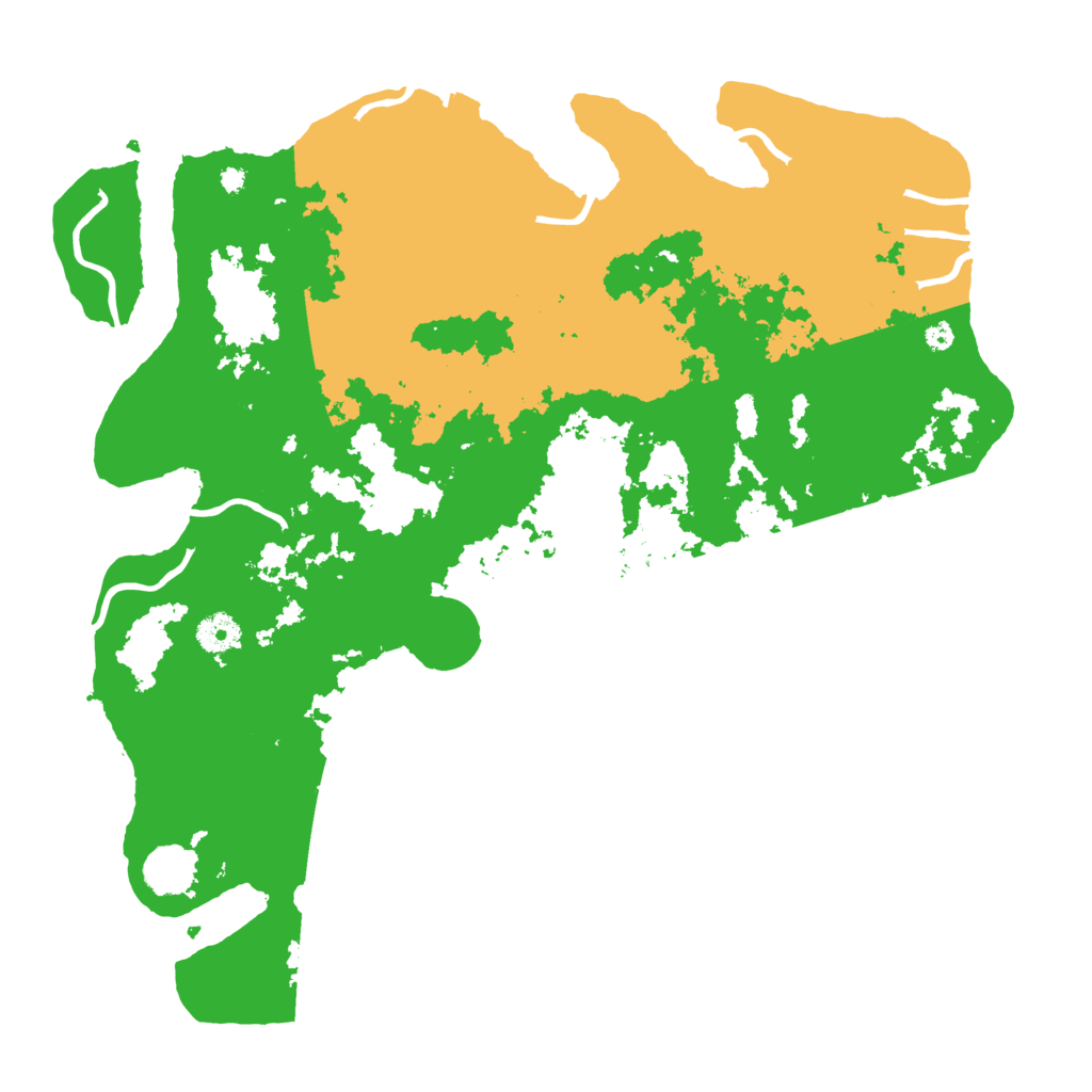Biome Rust Map: Procedural Map, Size: 4000, Seed: 184652