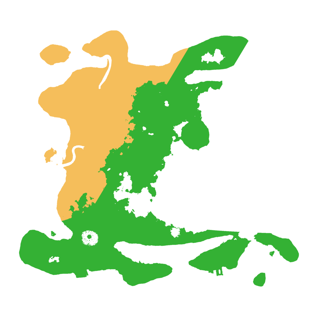 Biome Rust Map: Procedural Map, Size: 3000, Seed: 842785236