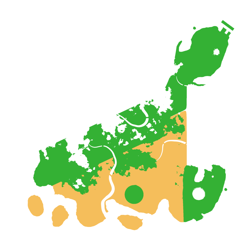 Biome Rust Map: Procedural Map, Size: 3500, Seed: 1146764972