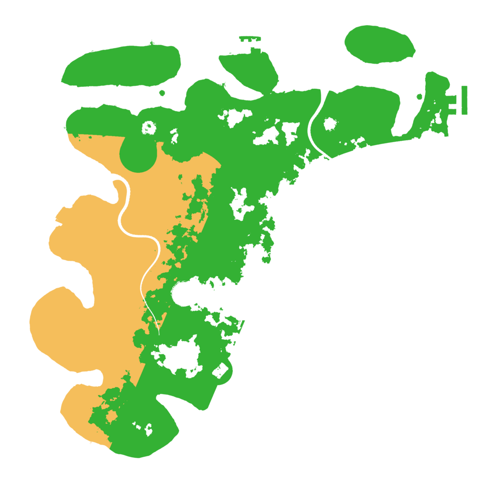 Biome Rust Map: Procedural Map, Size: 3500, Seed: 20230630