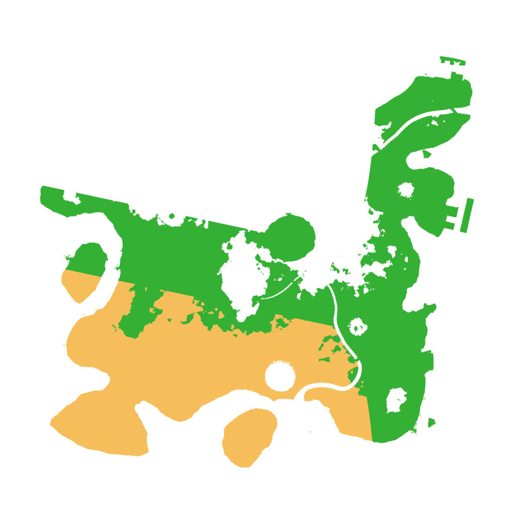 Biome Rust Map: Procedural Map, Size: 3000, Seed: 1083185833