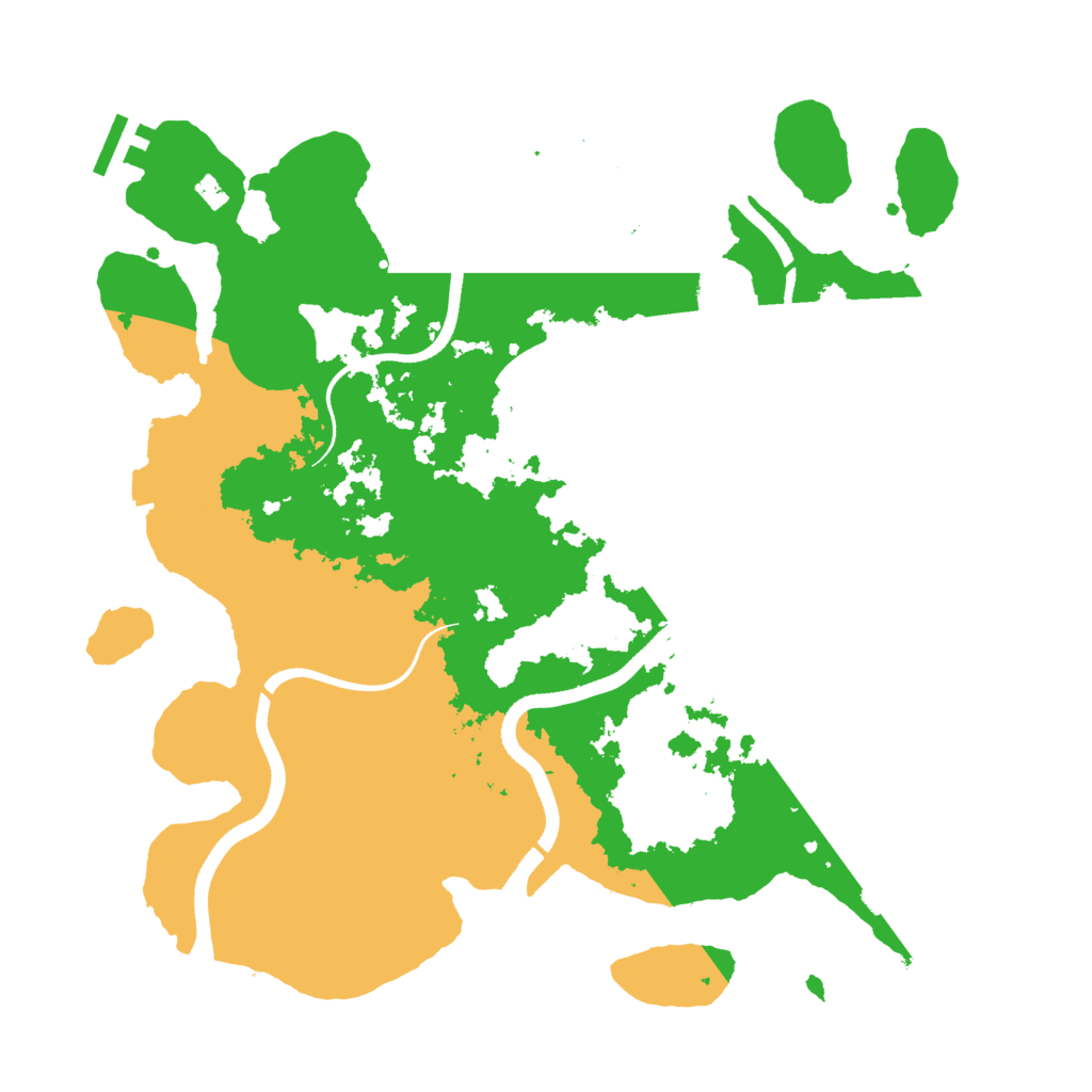 Biome Rust Map: Procedural Map, Size: 3500, Seed: 167001228