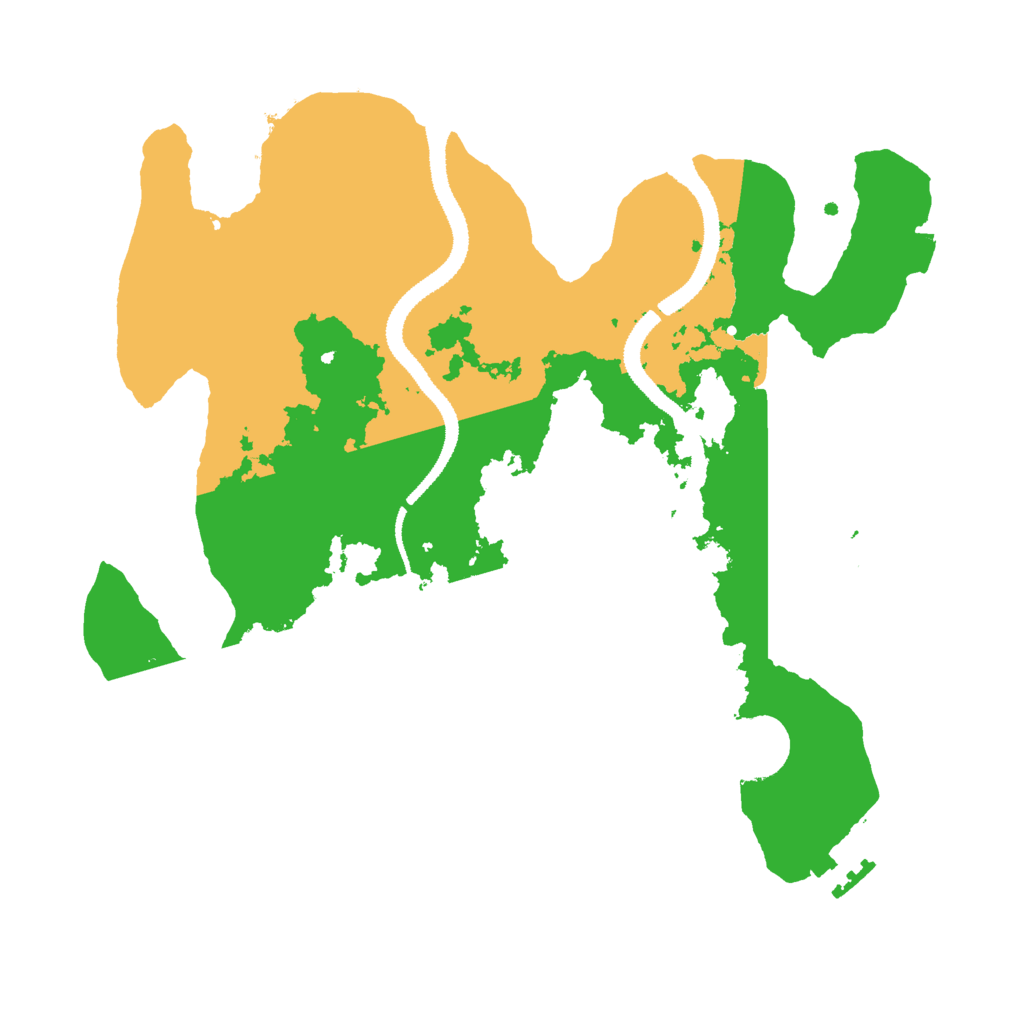 Biome Rust Map: Procedural Map, Size: 3000, Seed: 27275