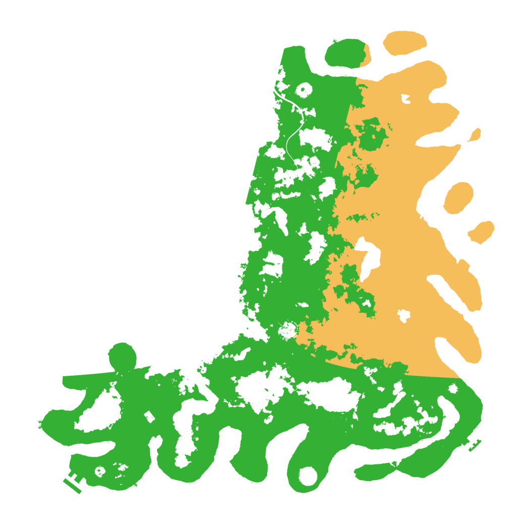 Biome Rust Map: Procedural Map, Size: 5000, Seed: 934310912