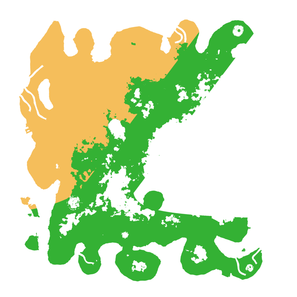 Biome Rust Map: Procedural Map, Size: 4096, Seed: 930154274