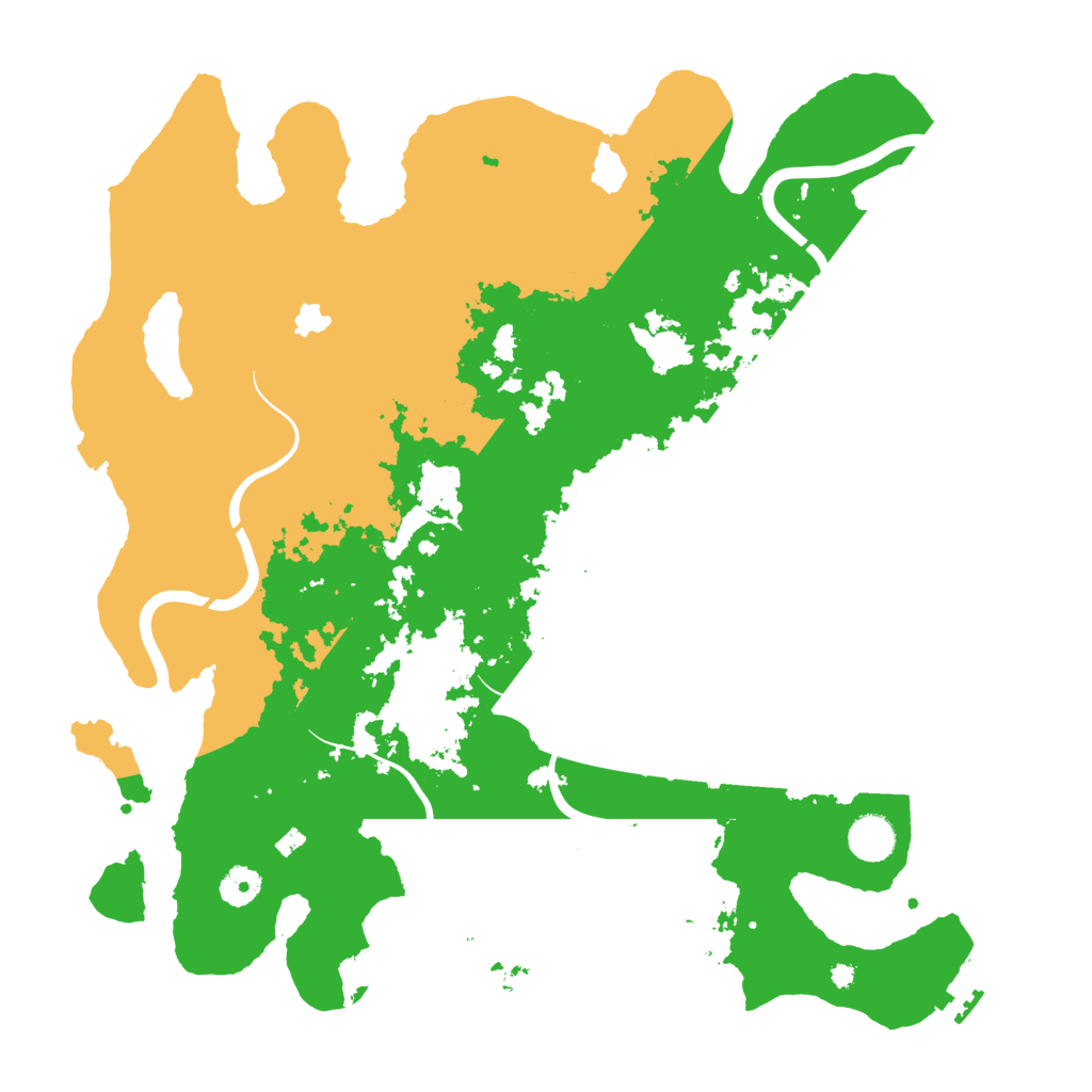 Biome Rust Map: Procedural Map, Size: 4096, Seed: 930154274