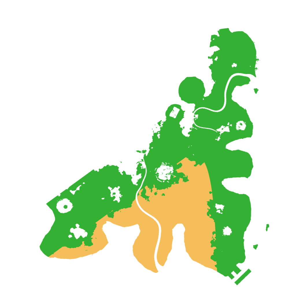 Biome Rust Map: Procedural Map, Size: 3000, Seed: 1238