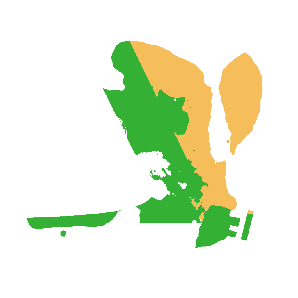 Biome Rust Map: Procedural Map, Size: 2000, Seed: 280506683