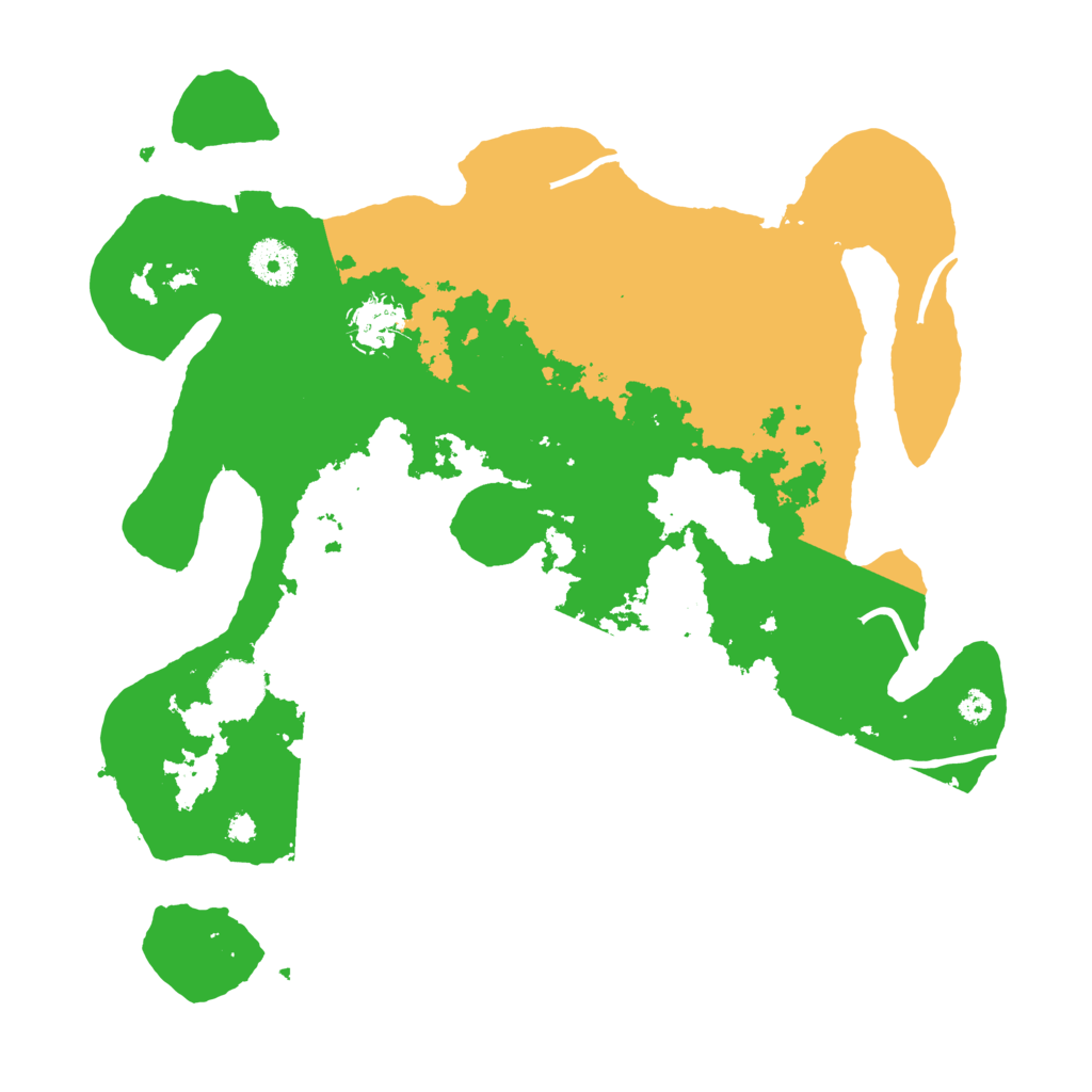 Biome Rust Map: Procedural Map, Size: 3500, Seed: 122584236