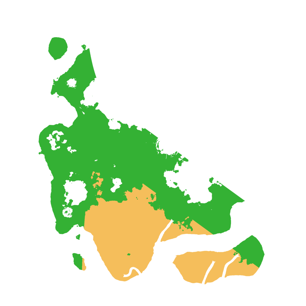 Biome Rust Map: Procedural Map, Size: 3000, Seed: 26799