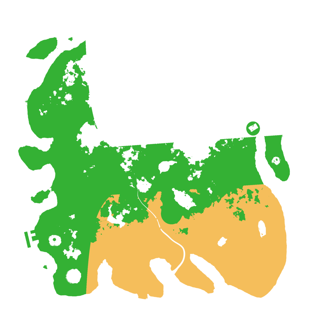 Biome Rust Map: Procedural Map, Size: 4000, Seed: 493064063