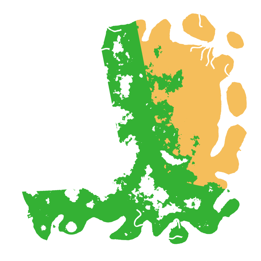 Biome Rust Map: Procedural Map, Size: 4500, Seed: 2131313745