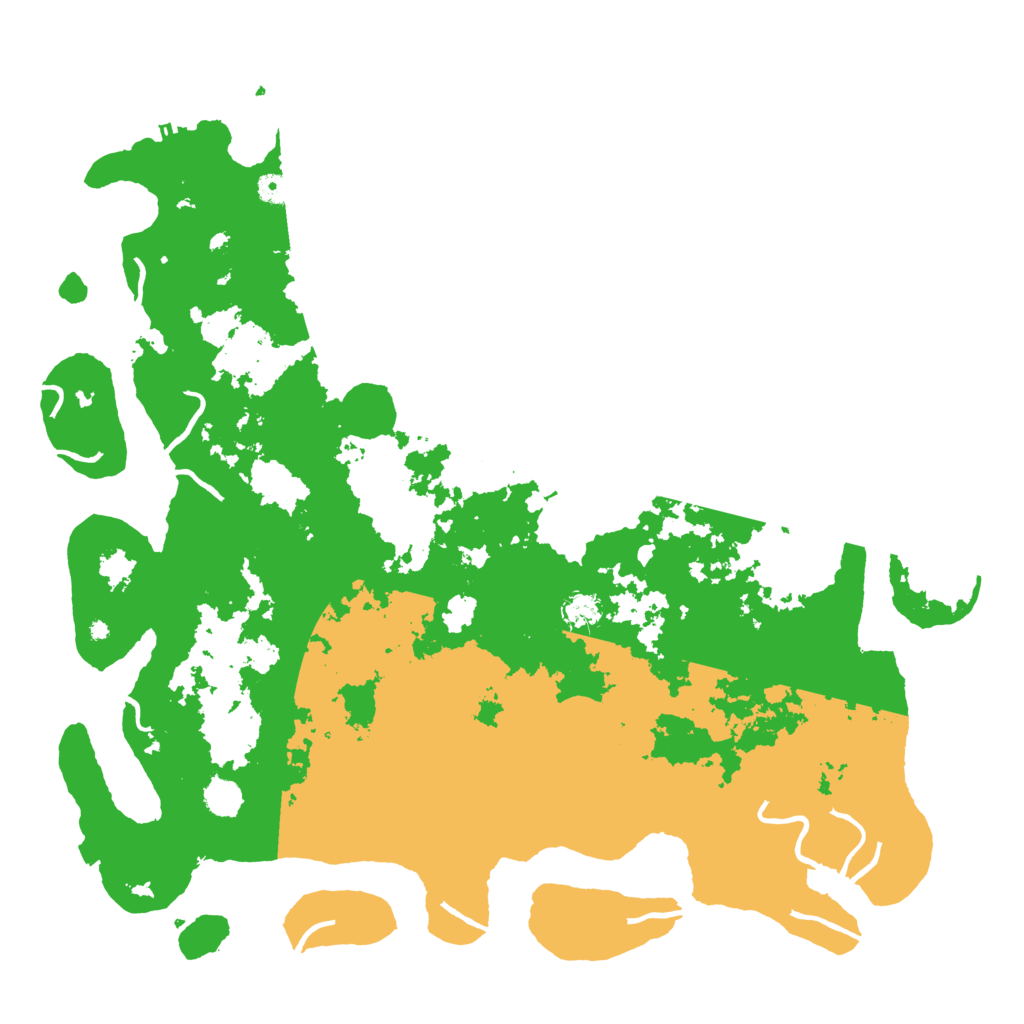 Biome Rust Map: Procedural Map, Size: 5000, Seed: 78552