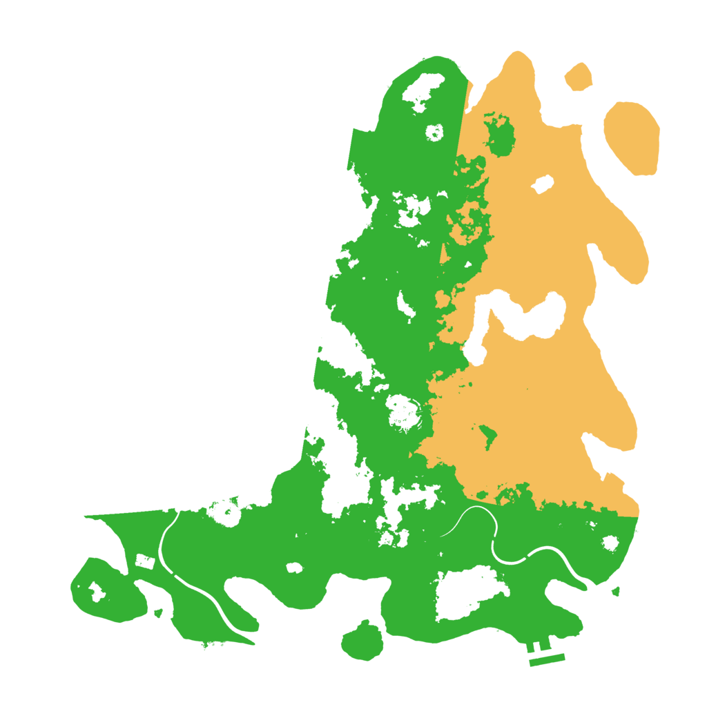 Biome Rust Map: Procedural Map, Size: 4000, Seed: 331510243