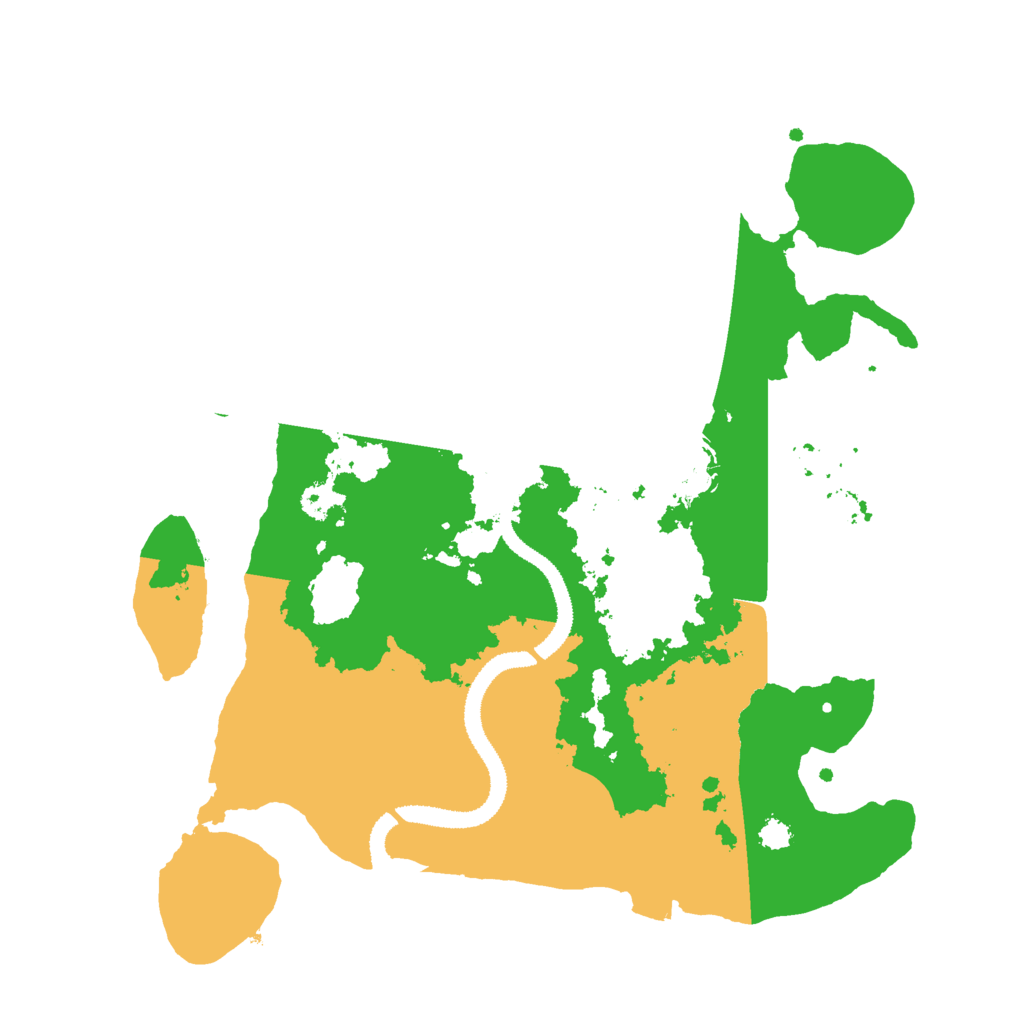 Biome Rust Map: Procedural Map, Size: 3000, Seed: 25468